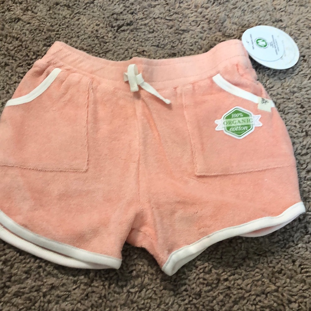 Girls pink jacket and shorts set